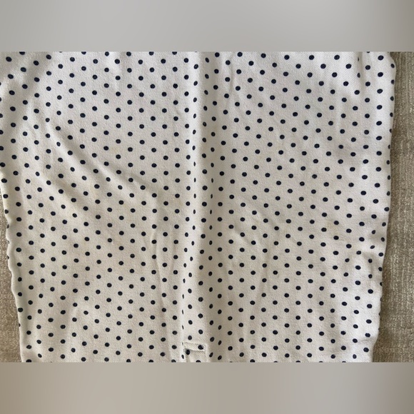 3 for $25 - GAP White and Blue Ruffled Polo Collar Dress - Picture 3 of 3